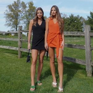 Free People Knit Faux Wrap Dress